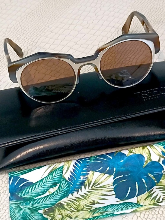 BRAND NEW (CURRENT) TSEEGAN VICK – HORNE SUNGLASSES MADE IN FRANCE NWT main image 6